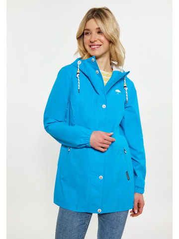 Schmuddelwedda Regenjacke in Cyanblau