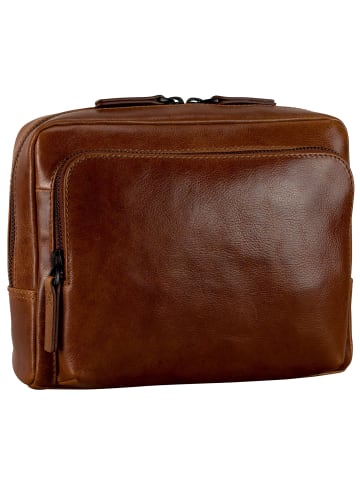 Leonhard Heyden Porto Umhängetasche Leder 22 cm in braun