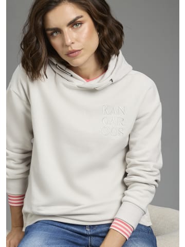 Kangaroos Kapuzensweatshirt in hellgrau