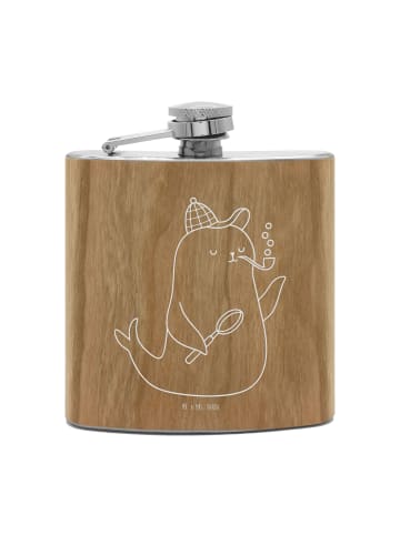 Mr. & Mrs. Panda Flachmann Robbe Sherlock ohne Spruch in Braun