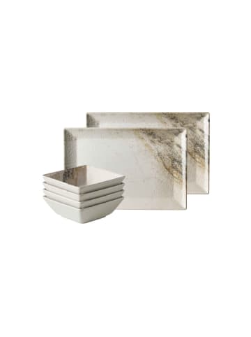 Ritzenhoff & Breker 6er Set Platten- & Schalen-Set Arezzo in braun