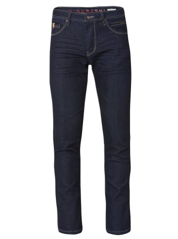 KOROSHI Regular fit stretch jeans. in blau