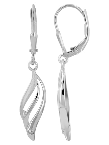 Adeliás Damen Ohrringe – Ohrhänger aus 925 Silber in silber