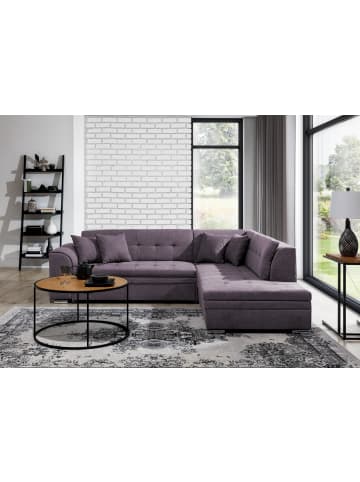 MF Design Piri Recamiere Rechts in Flieder -  (L) 260 x (B) 260 x (H) 78 cm