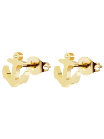 Adeliás Damen Ohrringe – Ohrstecker aus Edelstahl in gold