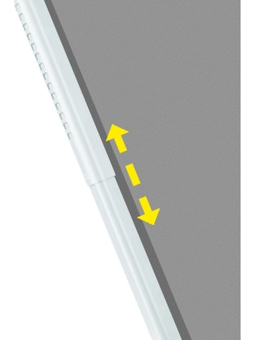 EASYmaxx Moskitonetz Magic Fit weiß montagefrei/Größe anpassbar Weiß