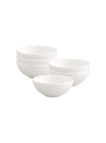 Villeroy & Boch 6er Set Dipschalen Royal ø 9,2 cm weiß in weiß