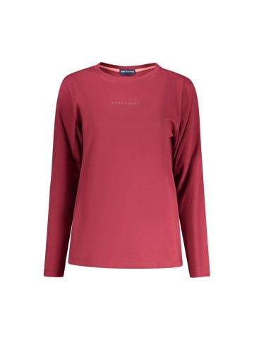 North Sails Rotes Baumwoll-T-Shirt