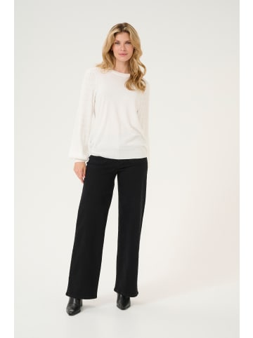 Kaffe Strickpullover KAnanna Regular fit in Chalk