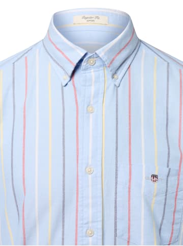 Gant Hemd in hellblau mehrfarbig
