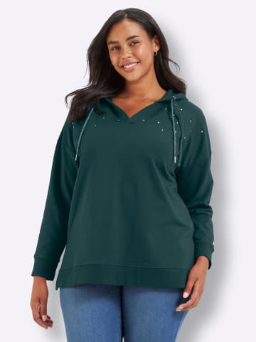 sheego Sweatshirt in petrol