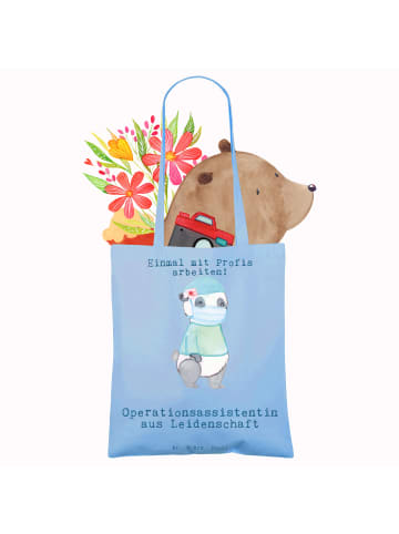 Mr. & Mrs. Panda Jutebeutel Operationsassistentin Leidenschaft m... in Sky Blue