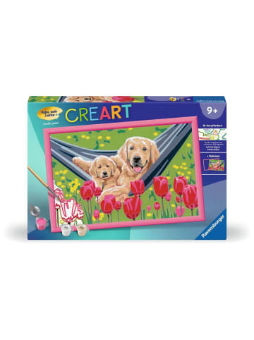 Ravensburger Ravensburger CreArt, Malen nach Zahlen Kinder - Kuschelpause in bunt