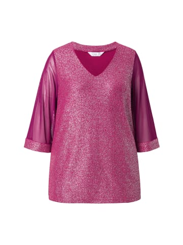 MIAMODA Shirt in dunkles malve