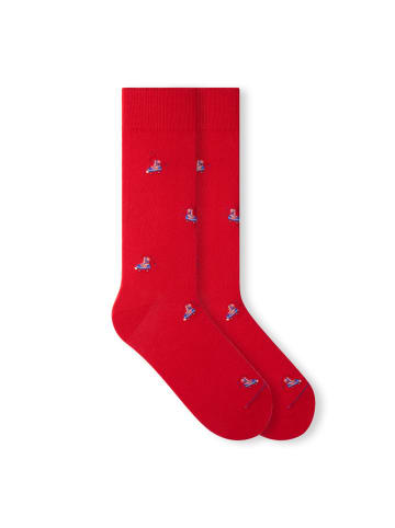 von Jungfeld Motivsocken RETRO ICONS in Rollerblades - Flame Red