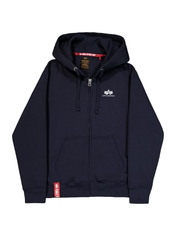 Alpha Industries Alpha Industries Zip-Kapuzenpullover in rep blue