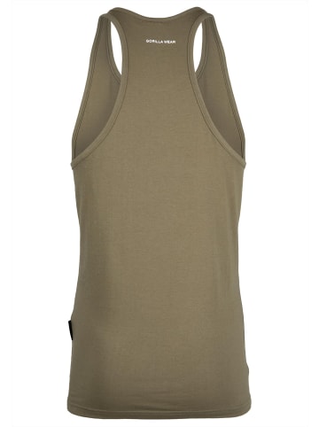 Gorilla Wear Muskelshirt - Carter Stretch - Armeegrün