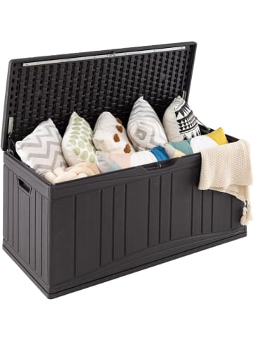 COSTWAY Gartenbox 300L in Braun