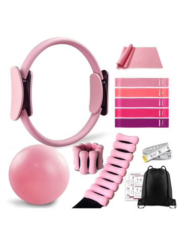 13-tlg. Pilates Set in Pink