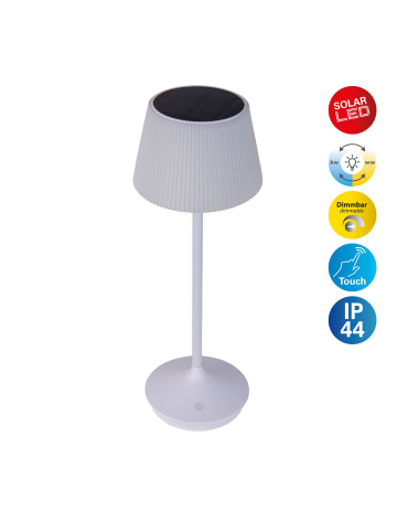näve LED Außentischleuchte "EMMI" in weiß - (L)13 cm x (B)13 cm x (H)38 cm - EEK E