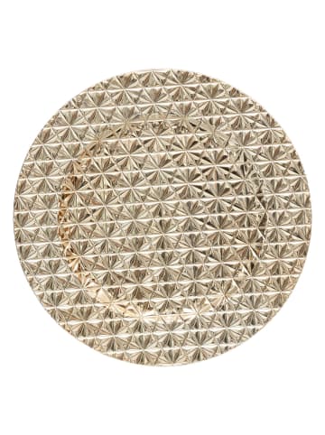 Atmosphera Créateur d'intérieur Tellerunterlage im Muster in Gold, Ø 33 cm