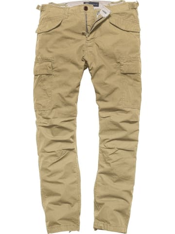 Vintage Industries Cargohose in Beige
