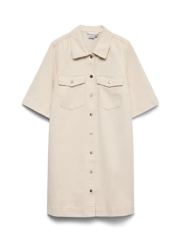 Vero Moda Jeanskleid in Ecru