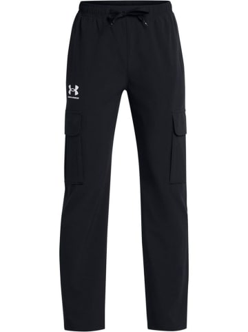 Under Armour Kinder Sweat Pants "Ua B Icon Woven Pant" in Schwarz