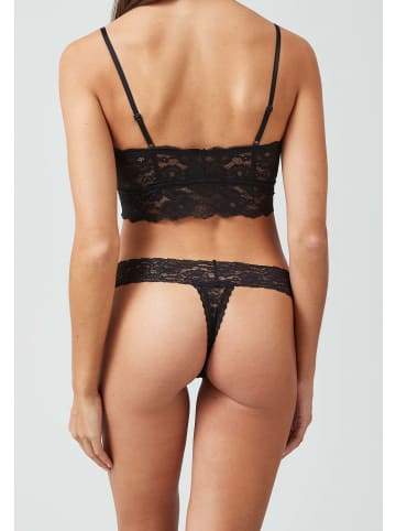 SNOCKS Tangas aus Spitze Schwarz 3 Stück