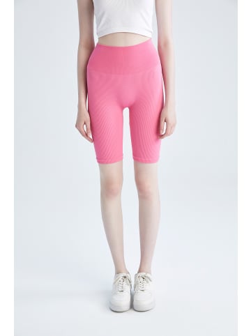 DeFacto Radlerhose SEAMLES LEGGING FIT in Neon Pink