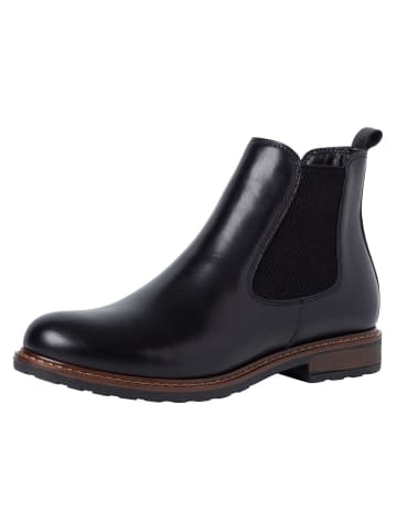 Tamaris Chelsea Boot in BLACK LEATHER