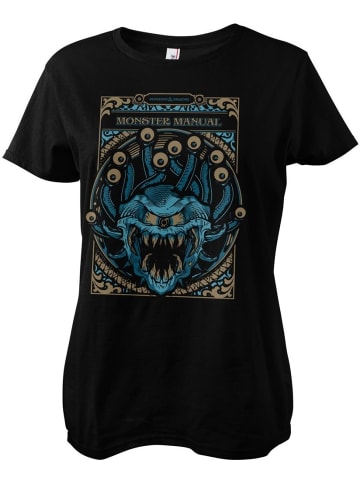 Dungeons And Dragons Shirt "D&D Monsters Manual Girly Tee" in Schwarz