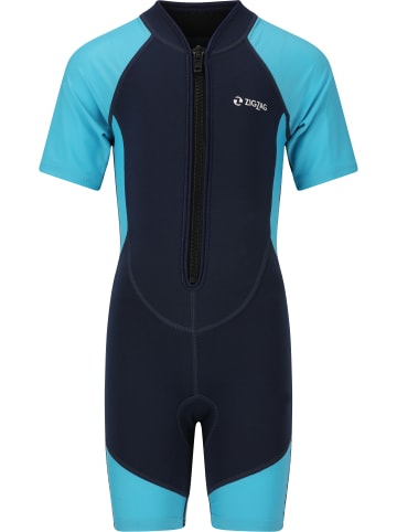 Zigzag Badeanzug Neoprene in 2009 Cyan Blue