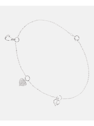 Diamant L'éternel Armband aus 375 Weißgold mit Diamant Herz-Design
