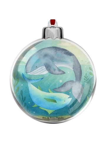 Mr. & Mrs. Panda Christbaumschmuck Walfisch Thunfisch Design ohn... in Weiß