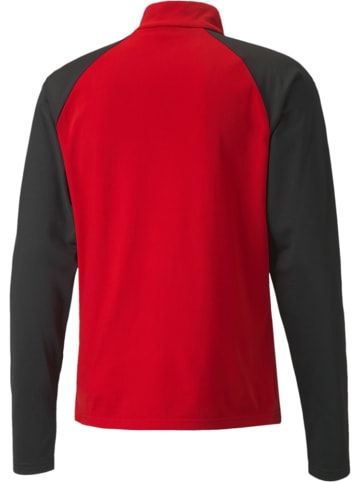 Puma Pullover "TeamLIGA 1/4 Zip Top" in Rot
