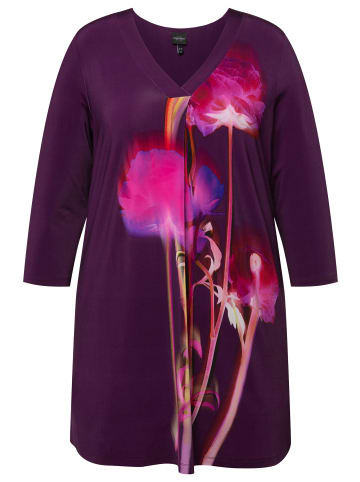 Ulla Popken Shirt in dunkle pflaume