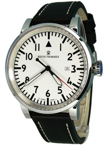 Revue Thommen Automatikuhr für Herren in Schwarz
