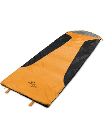 Normani Outdoor Sports Ultralight-Schlafsack (RV rechts) Runty in Orange/Schwarz
