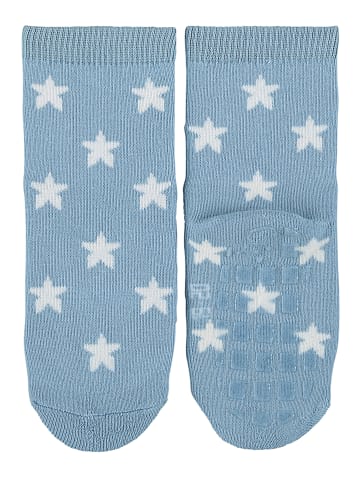 Sterntaler GOTS ABS-Socken Emmi, 2er-Pack in blaugrau