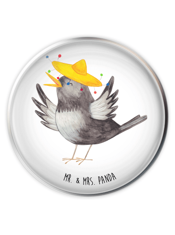 Mr. & Mrs. Panda Waschbecken Ablaufstopfen Rabe Sombrero ohne Sp... in Weiß