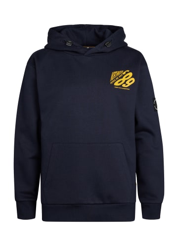 Petrol Industries Grafische Hoodie in Blau