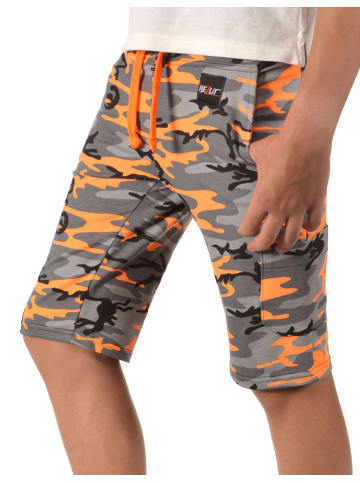 BEZLIT Kurze Hose in Orange Camouflage - Camouflage