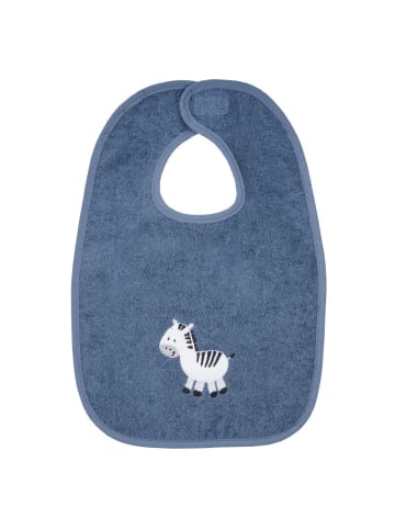 Wörner Riesen-Klettlätzchen 30 x 45 cm - Stickerei in blau,motiv