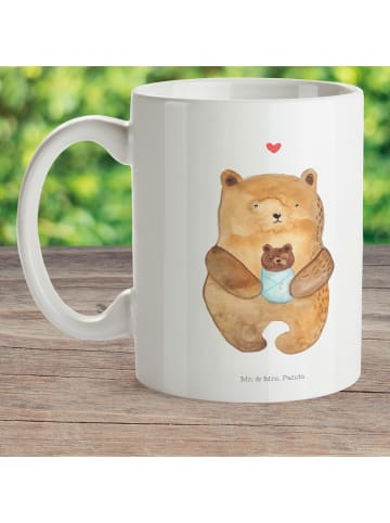 Mr. & Mrs. Panda Kinderbecher Bär Baby ohne Spruch in Weiß