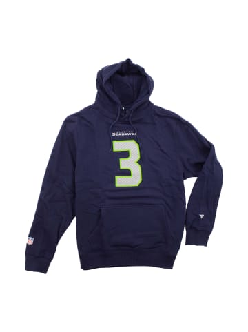 FANATICS Hoodie Seattle Seahawks Nr. 3 Wilson in Blau