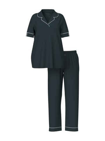 Ulla Popken Pyjama in mitternachtsgrün