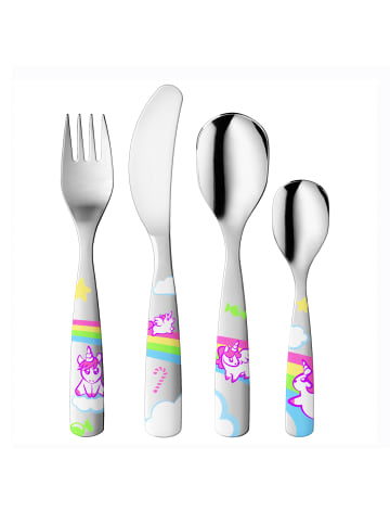 Gnali&Zani Kleine Einhörner - Kinderbesteck Set, 4-teilig