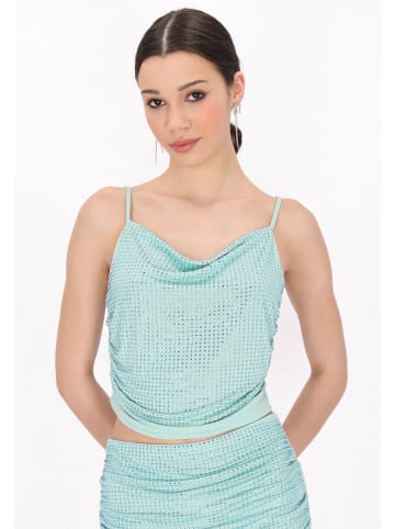 myMo at night Women Top in aqua