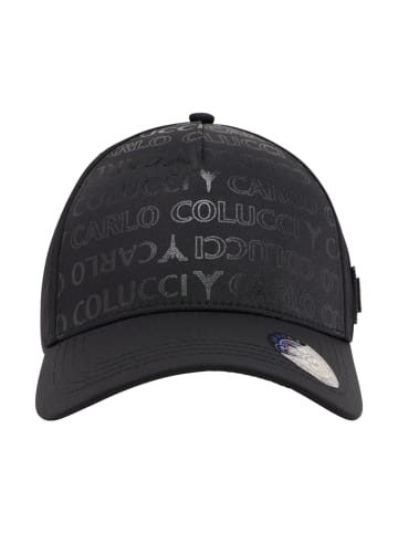 Carlo Colucci Baseball Cap Dibiasi in Schwarz